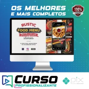 Menu Rústico de Comida - Instagram Stories
