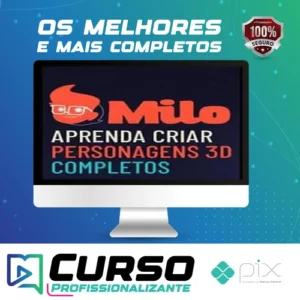 Milo: Aprenda a Criar Personagens 3D Completos - Mascoteria School