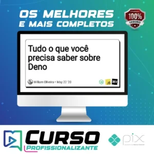 Tudo Que Você Precisa Saber Sobre Deno JS , Site, Api + 3 Proj - Gregory Pacheco e Susy Pereira